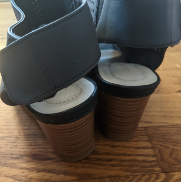 Relatively Re-Seina Peep Toe Heeled Booties - Picture 6 of 8